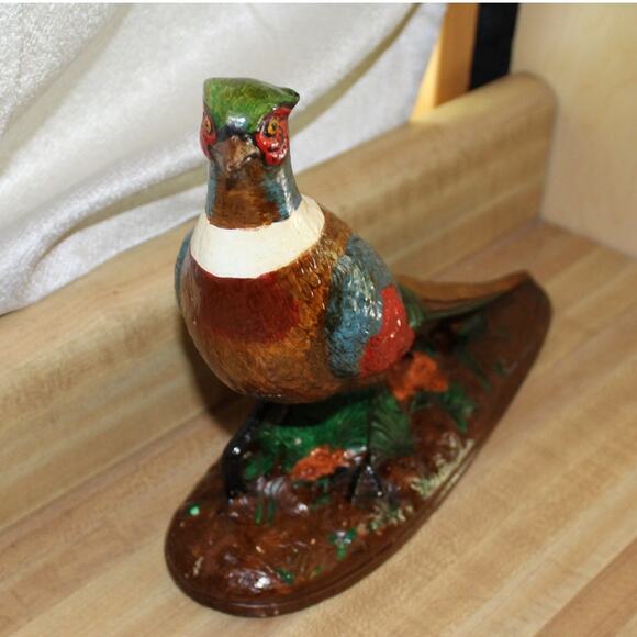 Vintage Holland Mold Ceramic Pheasant Hand Painted Bird Figurine - Picture 2 of 6